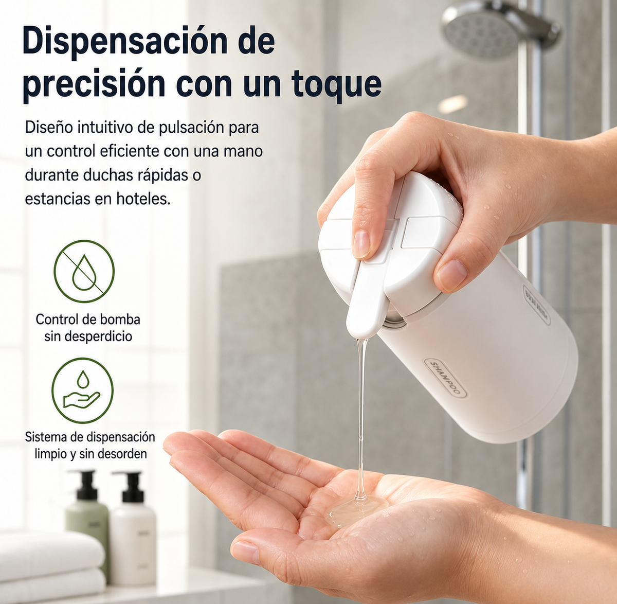 Dispensador de Viaje 4 en 1