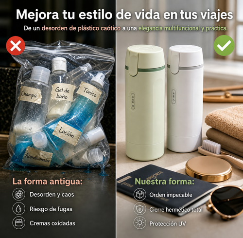 Dispensador de Viaje 4 en 1